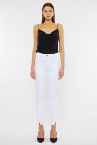 White Ankle Skinny Jeans