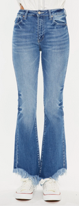 Frayed Bootcut Jeans