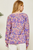 Split Neck Floral Blouse