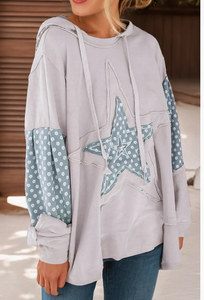 Patchwork Star Hoodie