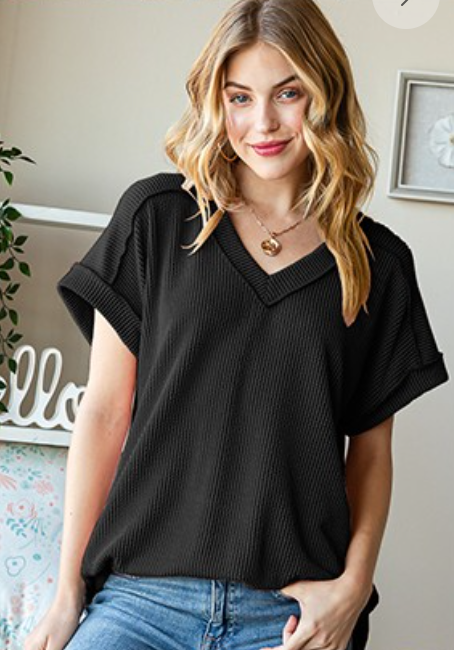 Solid Urban Rib Top