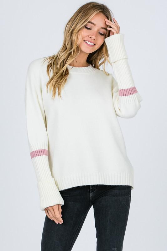 Single Stripe Sweater