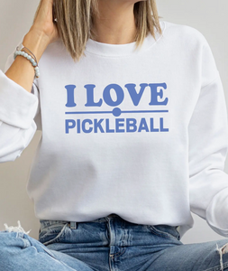 I Love Pickleball Sweatshirt