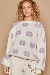 Daisy Pattern Sweater