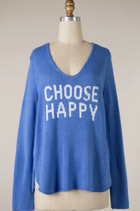 Choose Happy Sweater