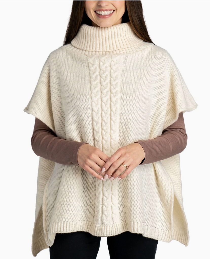 Cowl Neck Poncho