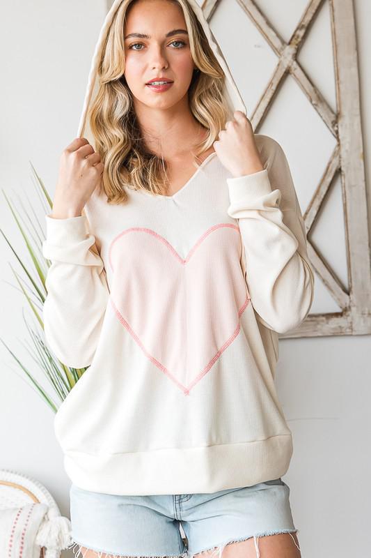 Heart Patch Hoodie