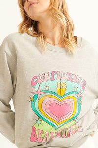 Confidence Graphic Sweatshirt