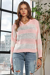 Lightweight Stripe Sweater