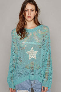 Star Weaved Sweater