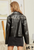 Studded Faux Leather Jacket