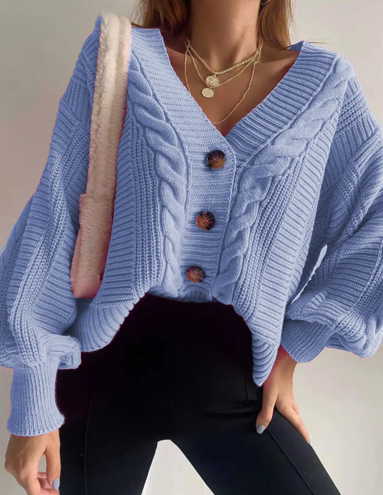 Knit Cardigan Sweater