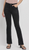 Black Slit Hem Jeans