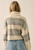 Stripe Turtleneck Crop Sweater